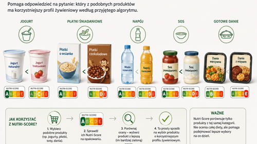 Czy Nutri-Score to „certyfikat zdrowia”? Co oznacza litera na żywności?