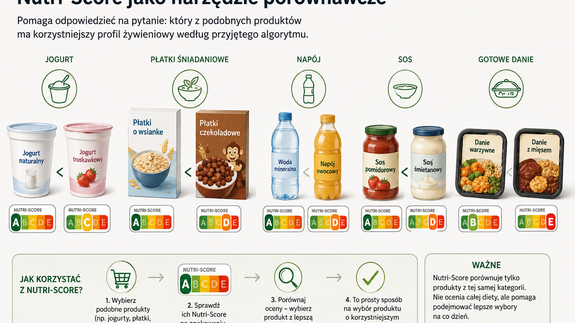 Czy Nutri-Score to „certyfikat zdrowia”? Co oznacza litera na żywności?